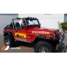 Fender flares for Jeep Wrangler YJ 1987 - 1995 width 18cm