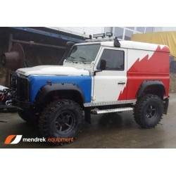 Aletines Anchos Land Rover Defender guardabarros bengalas 12cm