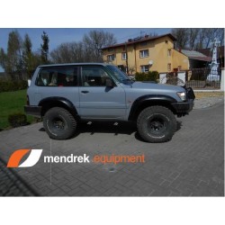 Enjoliveurs d'ailes Nissan Patrol GR Y61 97-05 exécution 3 portes extension d'ailes 12cm