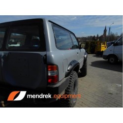 Aletines Anchos Nissan Patrol GR Y61 97-05 guardabarros bengalas versión de 3 puertas 12cm