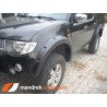 Aletines Anchos Mitsubishi L200 2006 - 2015 guardabarros bengalas 10cm