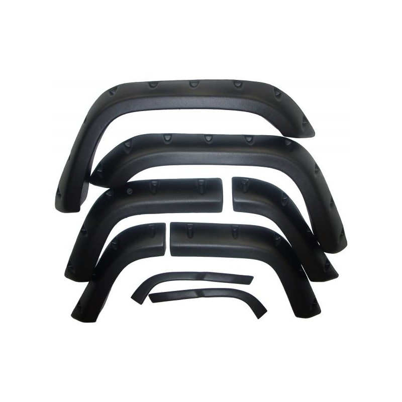 Parafanghi Jeep Cherokee XJ 1984 - 2000 fender flares esecuzione 5 porte 12cm