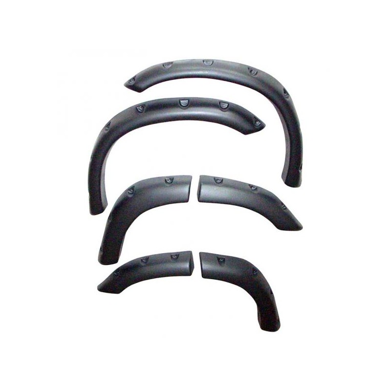 Aletines Anchos Mitsubishi Pajero Pinin IO TR4 Shogun 98-07 guardabarros bengalas versión de 5 puertas 9cm