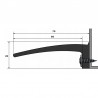 Rubber fender flares 7 cm